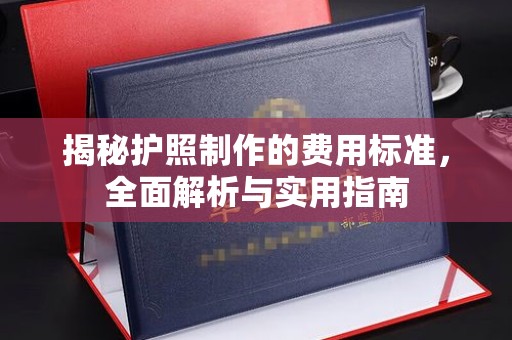 水富揭秘护照制作的费用标准，全面解析与实用指南